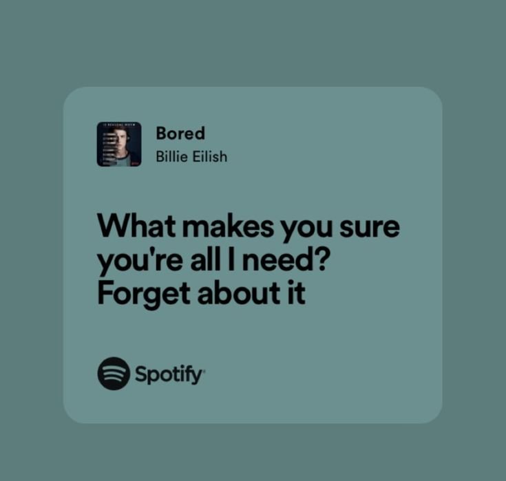 Billie Eilish Bored Lyrics