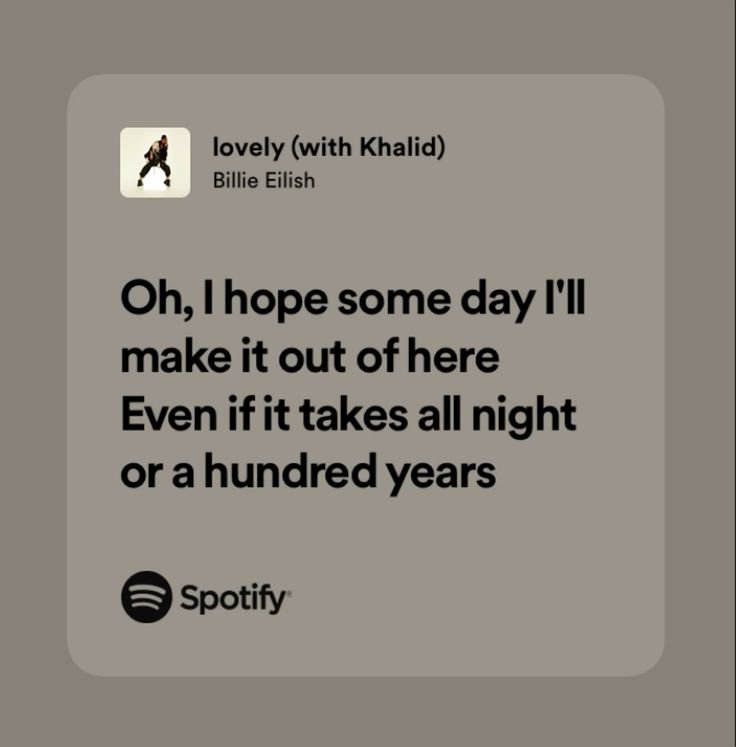 lovely lyrics by billie eilish and khalid